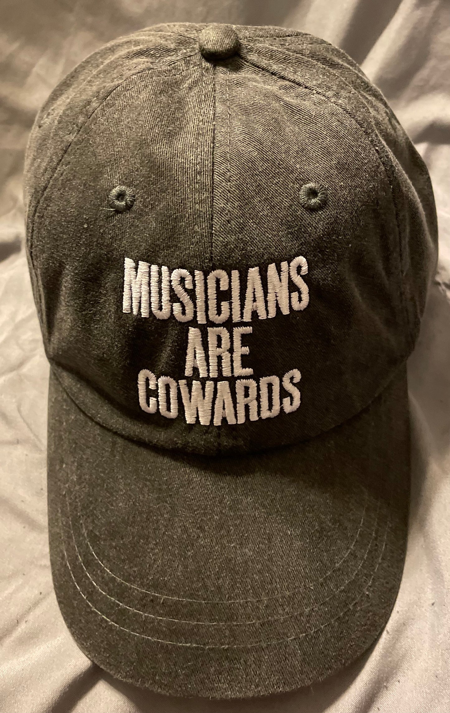 MUSICIANS ARE COWARDS HAT